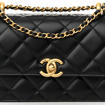 Chanel Calfskin Quilted Mini Perfect Fit Flap Black 8 of 13