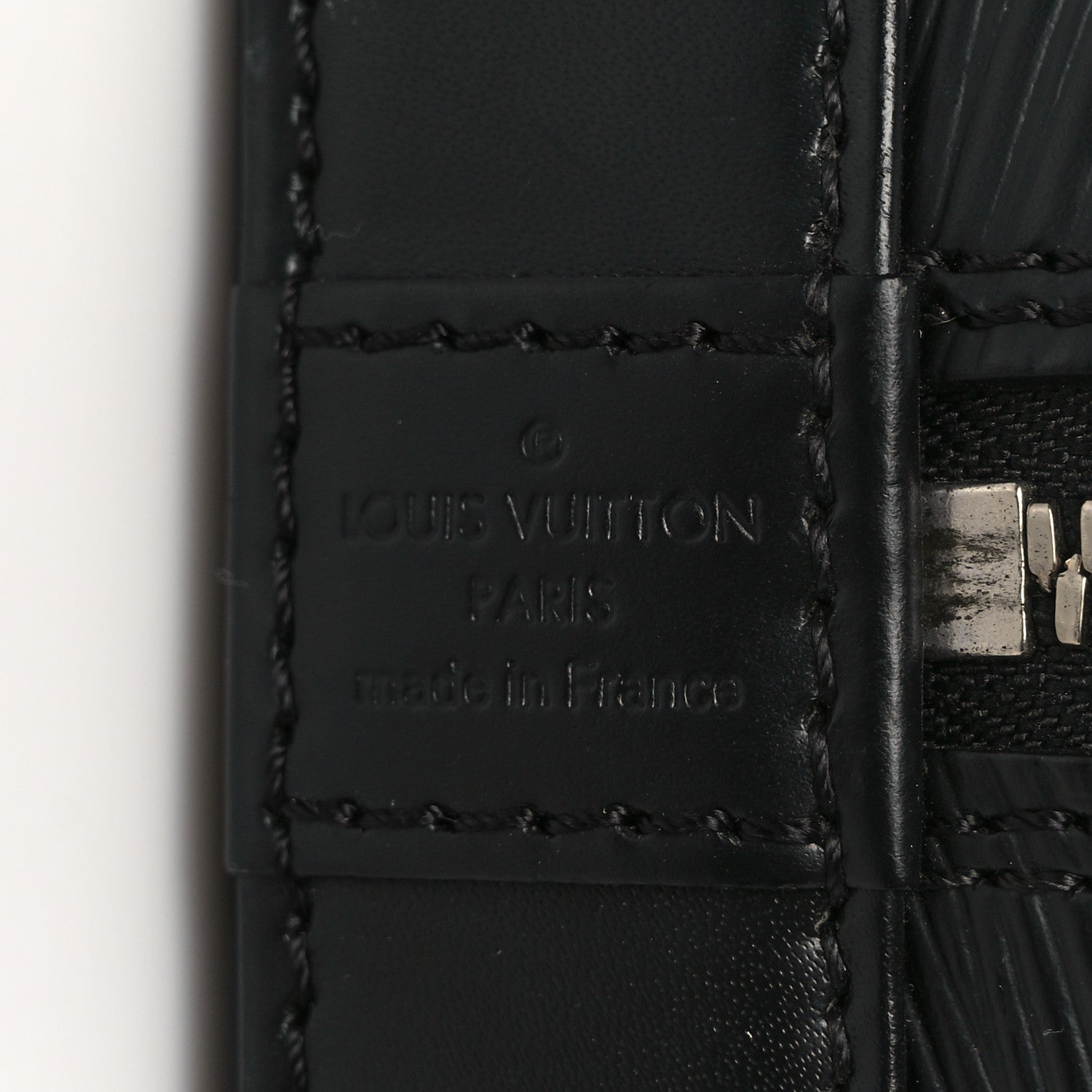 Louis Vuitton Epi Alma BB Black 6 of 10