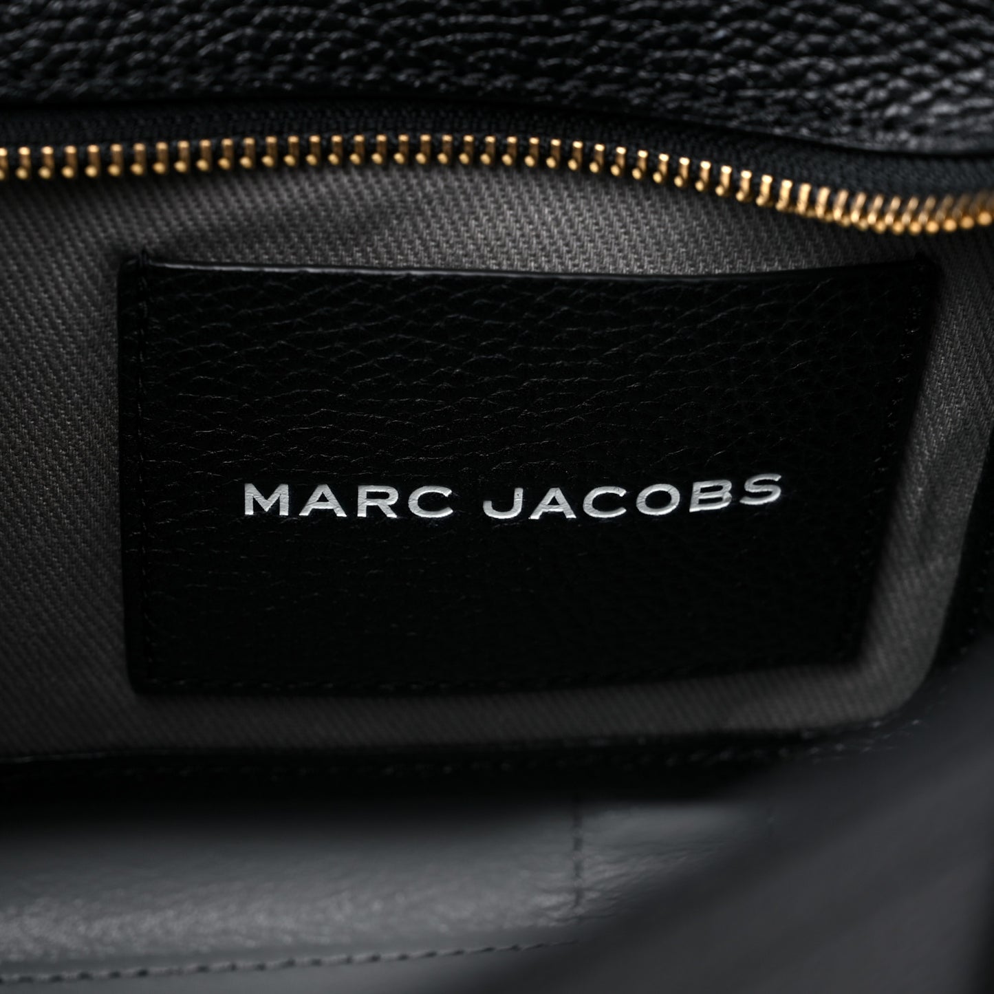 Grained Calfskin Small The Tote Bag Black