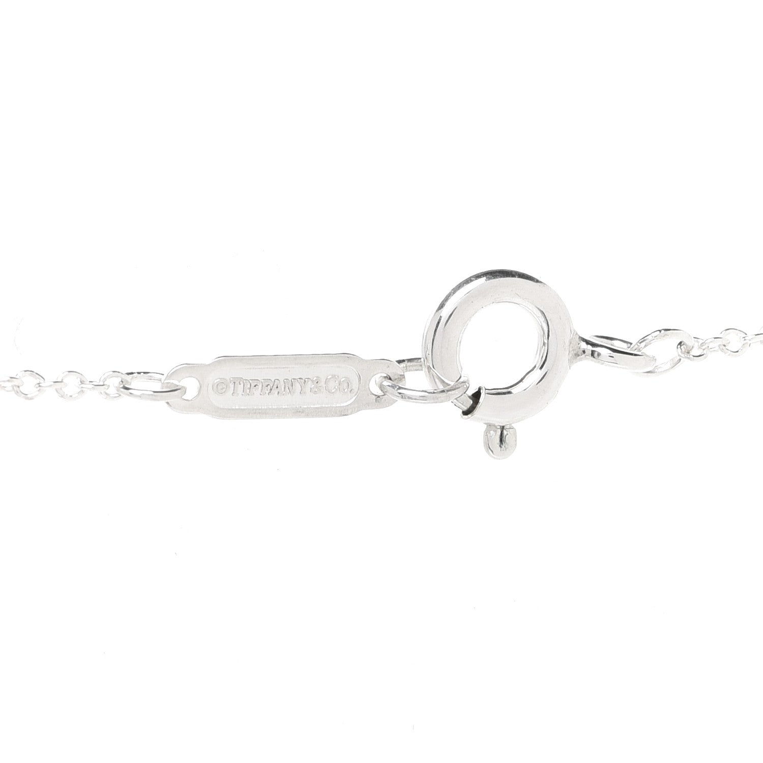 Tiffany Sterling Silver Small Return to Tiffany Heart Pendant Necklace 5 of 7