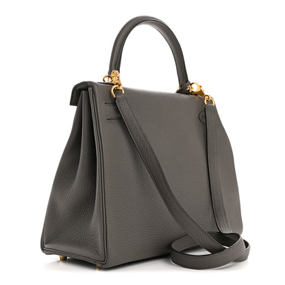 Hermes Togo Kelly Retourne 28 Etain 3 of 13