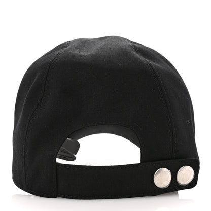 Hermes Cotton Miles H Circle Hat 58 Black 6 of 9