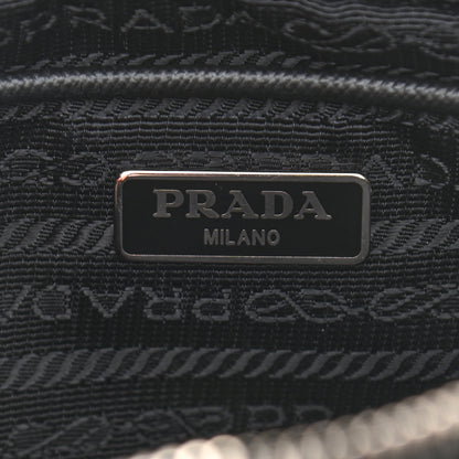 Prada Denim Studded Embellished Mini Camera Crossbody Black 6 of 10