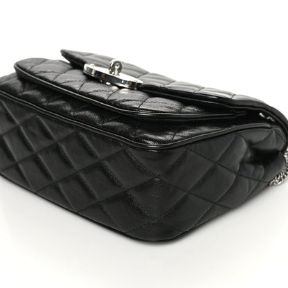Mulberry Shiny Buffalo Quilted Small Darley Shoulder Bag Black 6 of 8