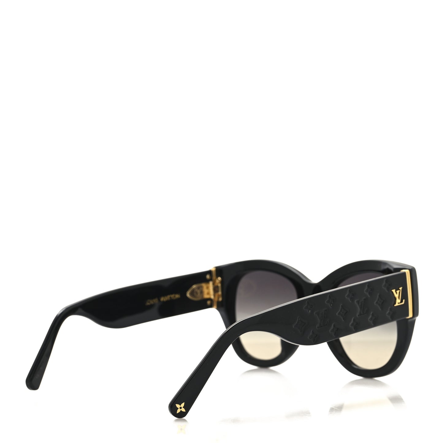 Acetate LV Empreinte Round Sunglasses Z1607E Black
