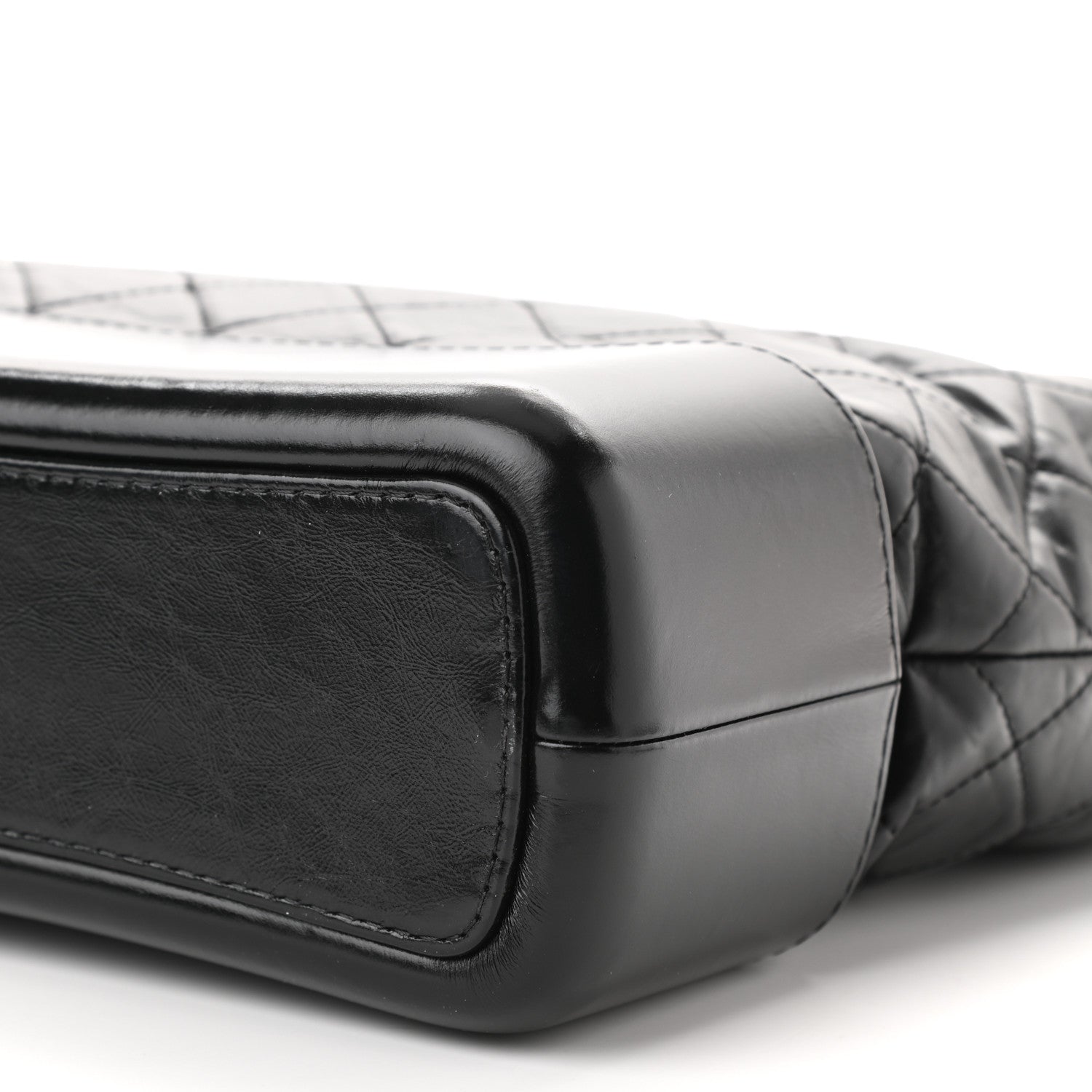 Chanel Aged Calfskin Quilted Medium Gabrielle Hobo Black 6 of 10