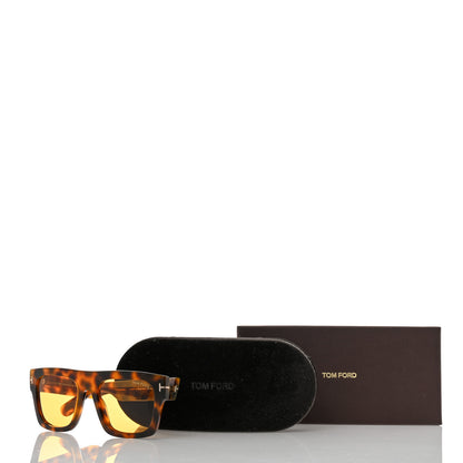 Tom Ford Fausto Sunglasses TF711 Tortoise 8 of 8