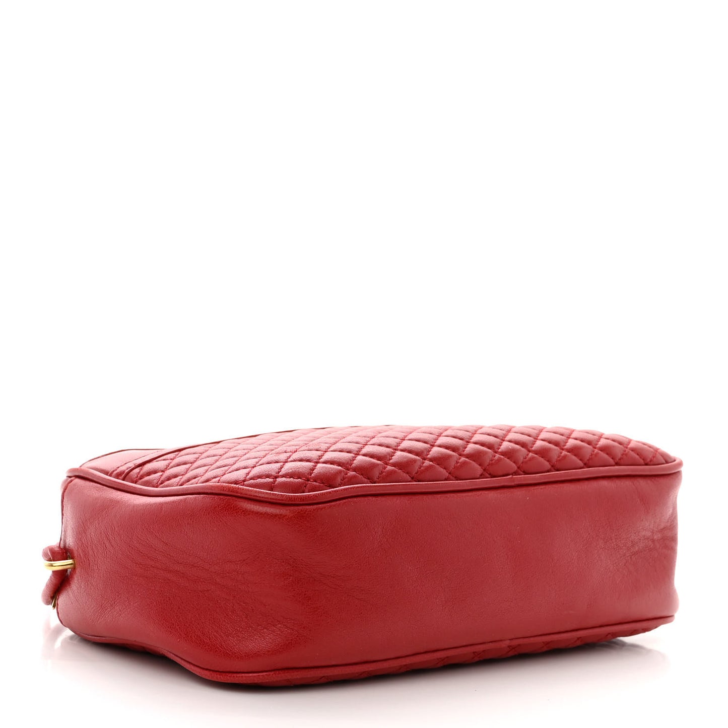 Lambskin Quilted Monogram Victoire Camera Bag Rouge Eros