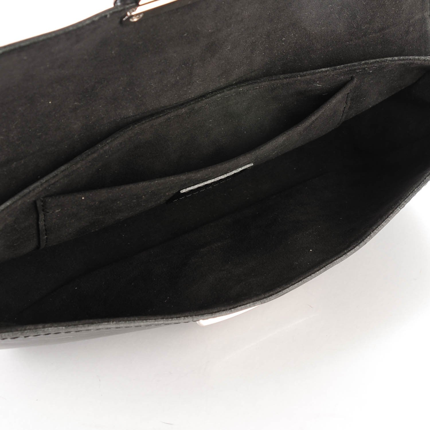 Louis Vuitton Epi Montaigne Clutch Black 5 of 7