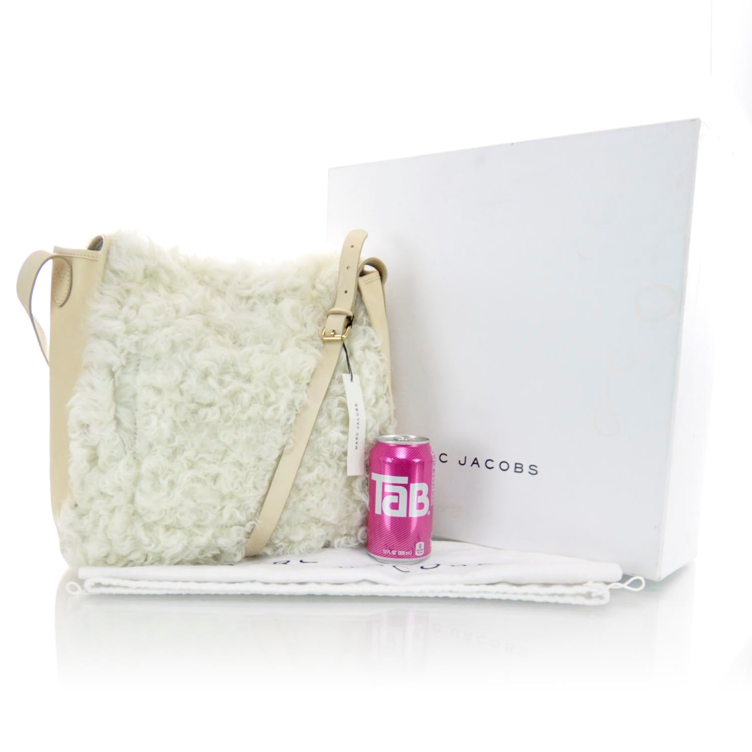 Marc Jacobs Shearling Messenger Bag 3 of 6
