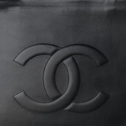 Chanel Calfskin CC Tote Black 8 of 10