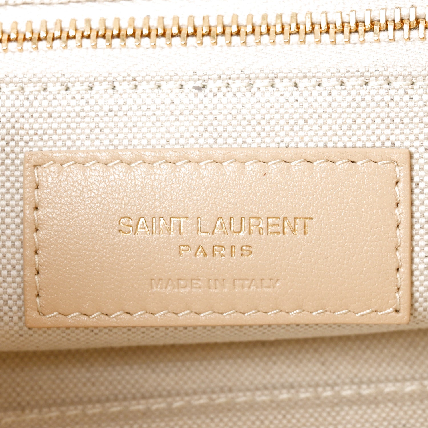 Saint Laurent Raffia Monogram Medium Jamie Natural Avorio 6 of 11