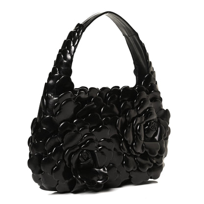 Valentino Garavani Nappa Atelier 03 Rose Edition Small Hobo Black 3 of 11