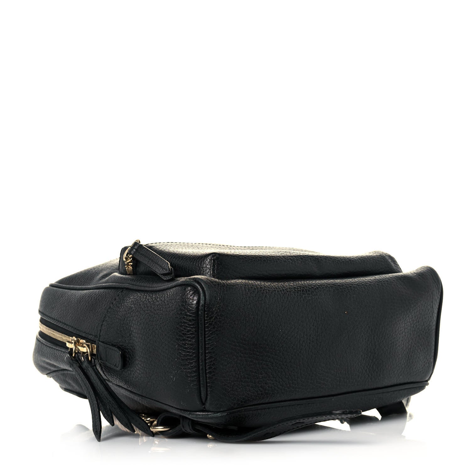 Gucci Pebbled Calfskin Soho Chain Backpack Black 4 of 24