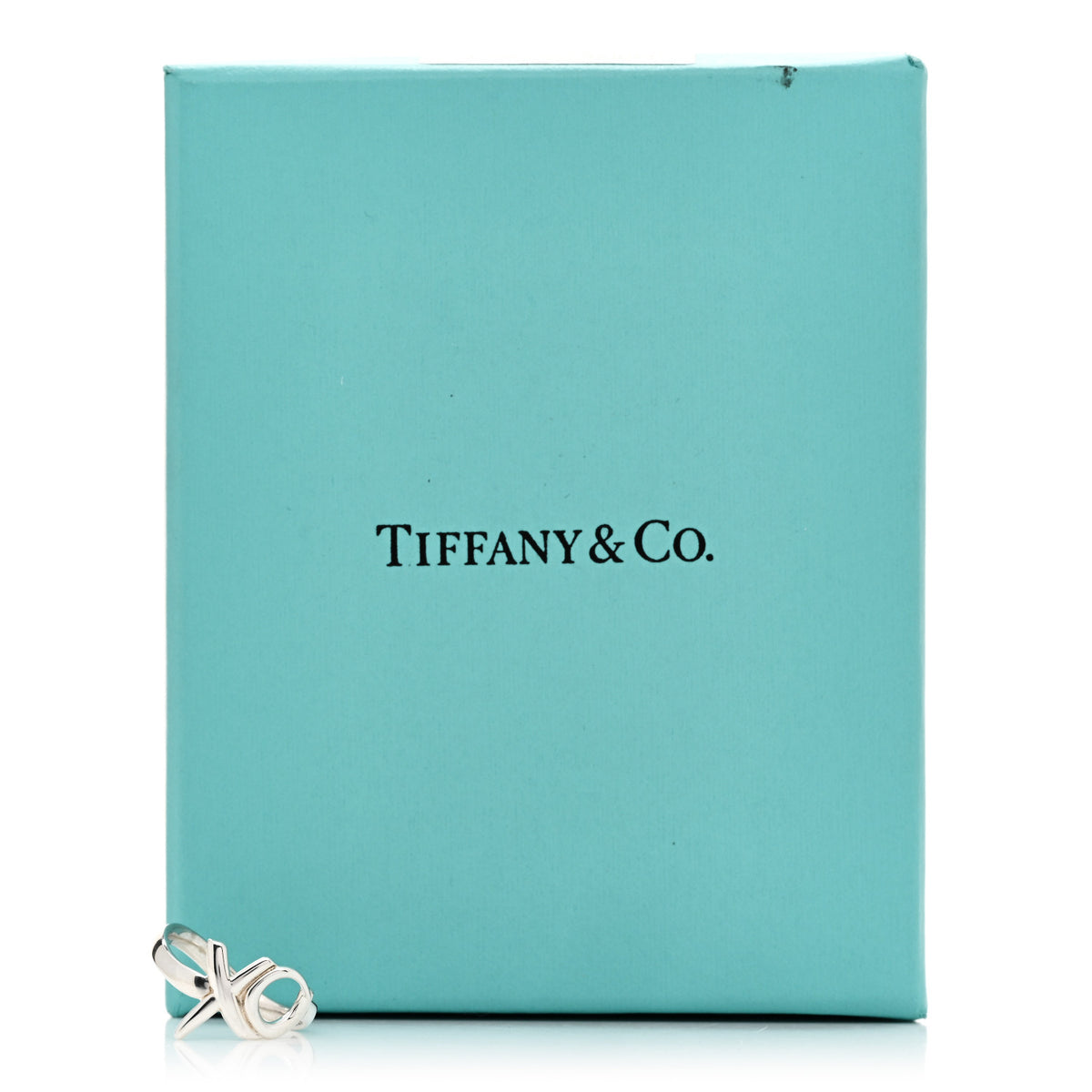 Tiffany Sterling Silver Paloma Picasso XO Ring 48 4.5 5 of 5
