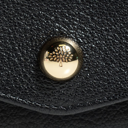 Mulberry Glossy Goatskin Dome Rivet French Purse Wallet Black 9 of 11
