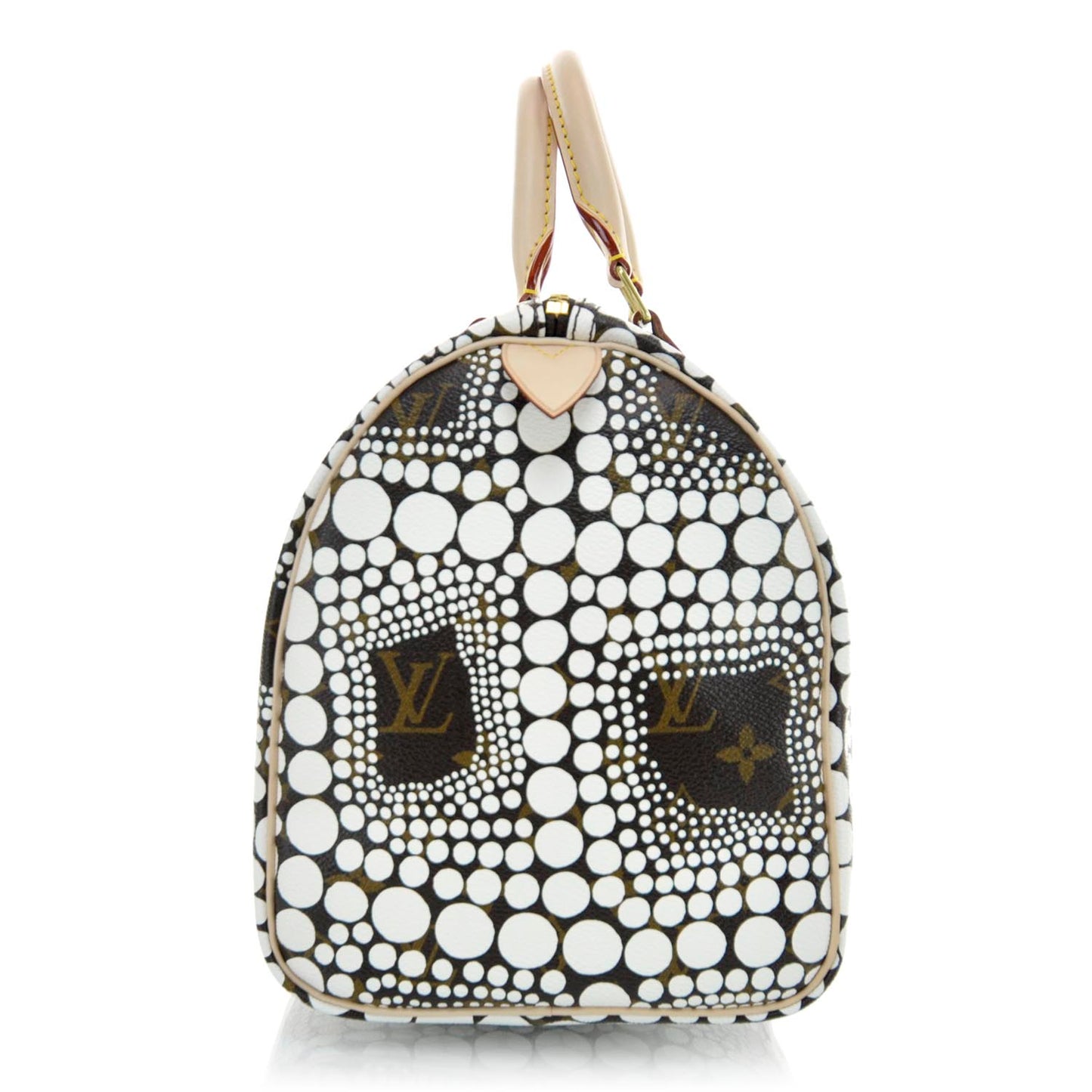 Monogram Kusama Town Speedy 30 White