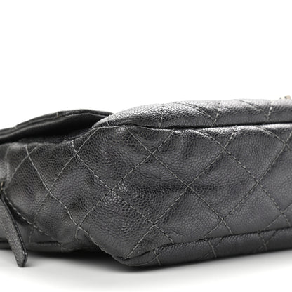 Chanel Iridescent Caviar Quilted Large Chic Flap Grey 7 of 8