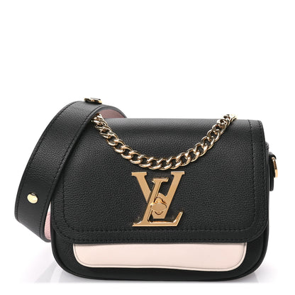 Louis Vuitton Grained Calfskin Lockme Tender Black 1 of 10