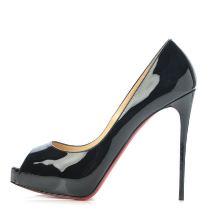Christian Louboutin Patent New Very Prive 120 Pumps 39 Black 1 of 8