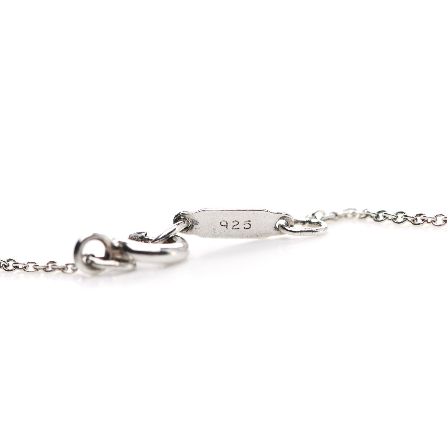 Tiffany Sterling Silver Signature X Pendant Necklace 6 of 7