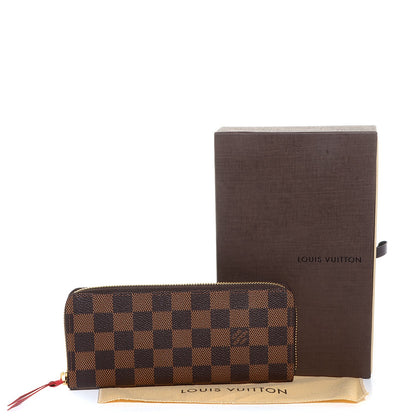 Louis Vuitton Damier Ebene Clemence Wallet 1 of 8