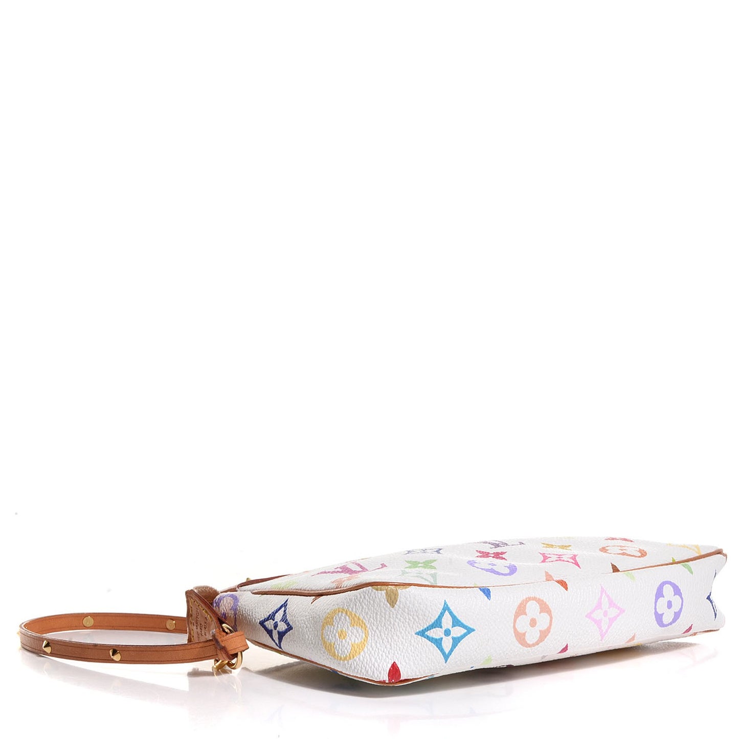 Monogram Multicolor Pochette Accessories White