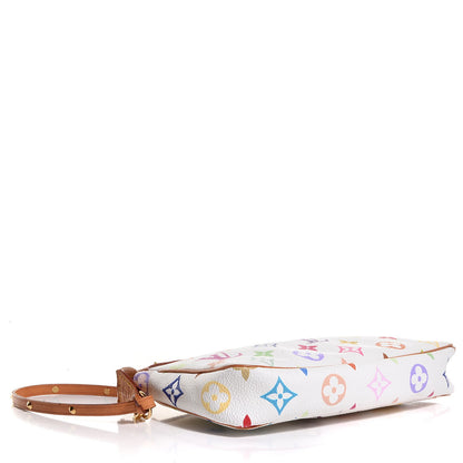 Louis Vuitton Monogram Multicolor Pochette Accessories White 6 of 10
