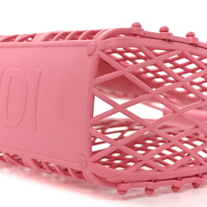 Fendi Recycled Plastic Vitello Liberty Matte Small Fendi Basket Rosa 11 of 11