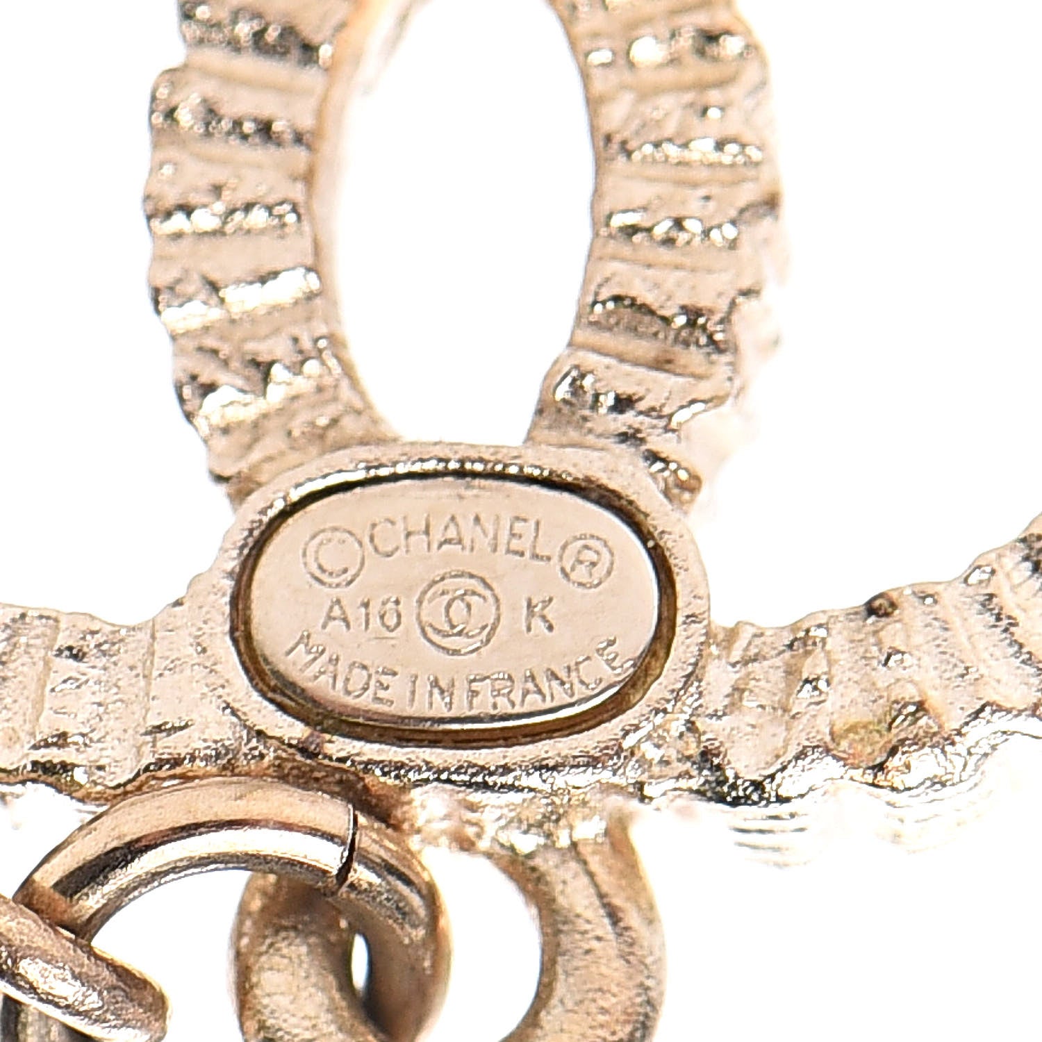 Chanel Pearl CC Drop Earrings Gold 3 of 5
