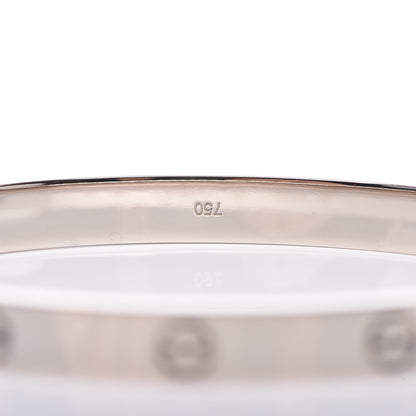 Cartier 18K White Gold LOVE Bracelet 19 6 of 6