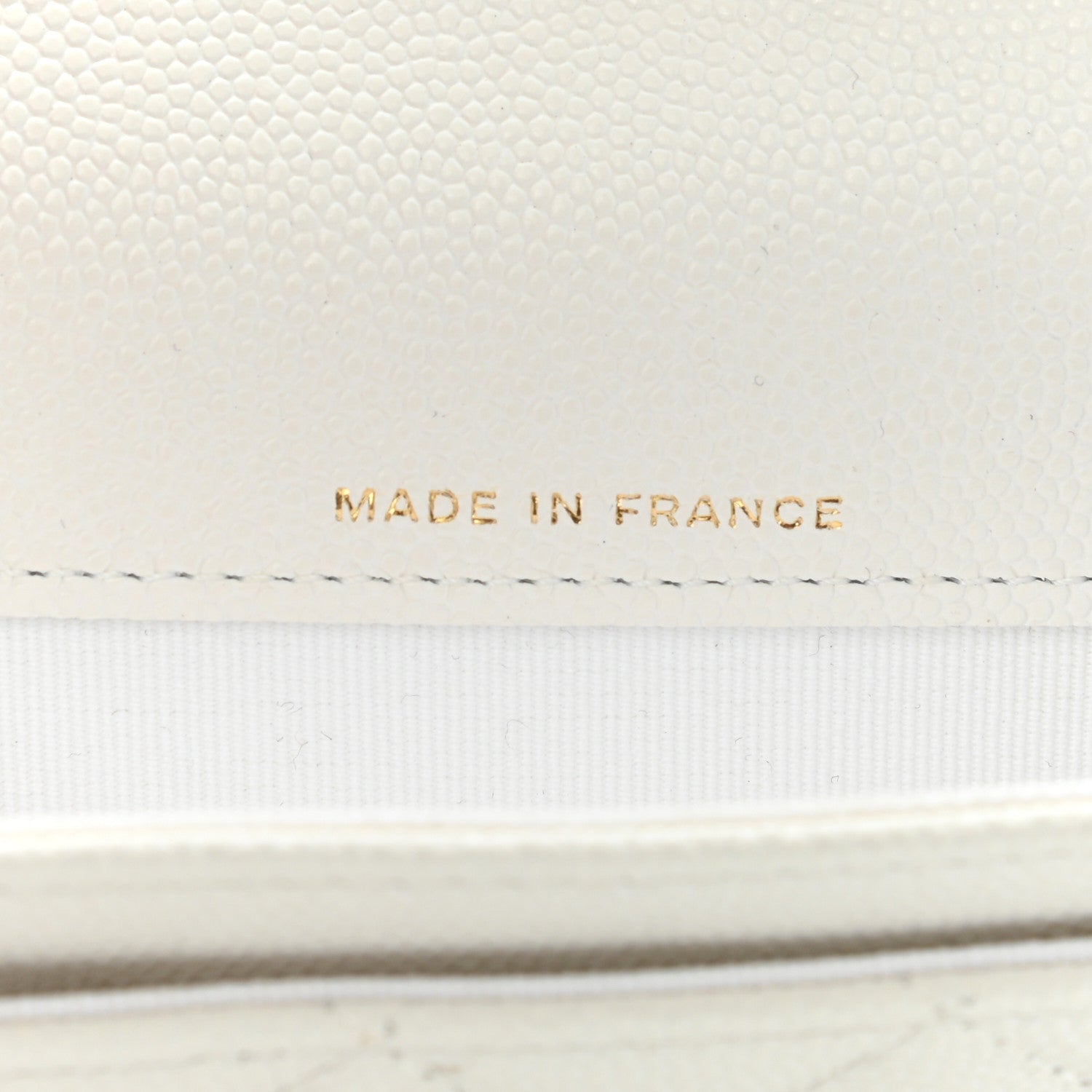 Chanel Caviar Quilted Flap Card Holder Wallet White 7 of 10
