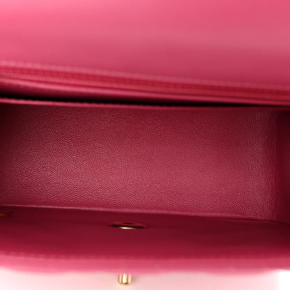 Chanel Lambskin Quilted Mini Square Flap Pink 5 of 12