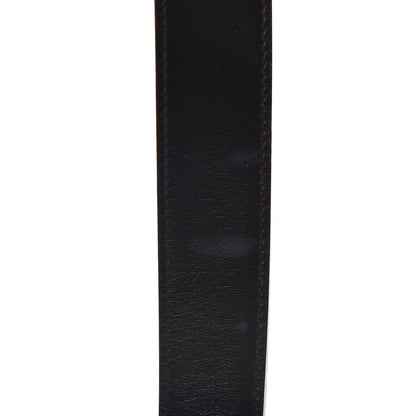 Hermes Box Togo 32mm H Belt 90 Black Blue Jean 7 of 9