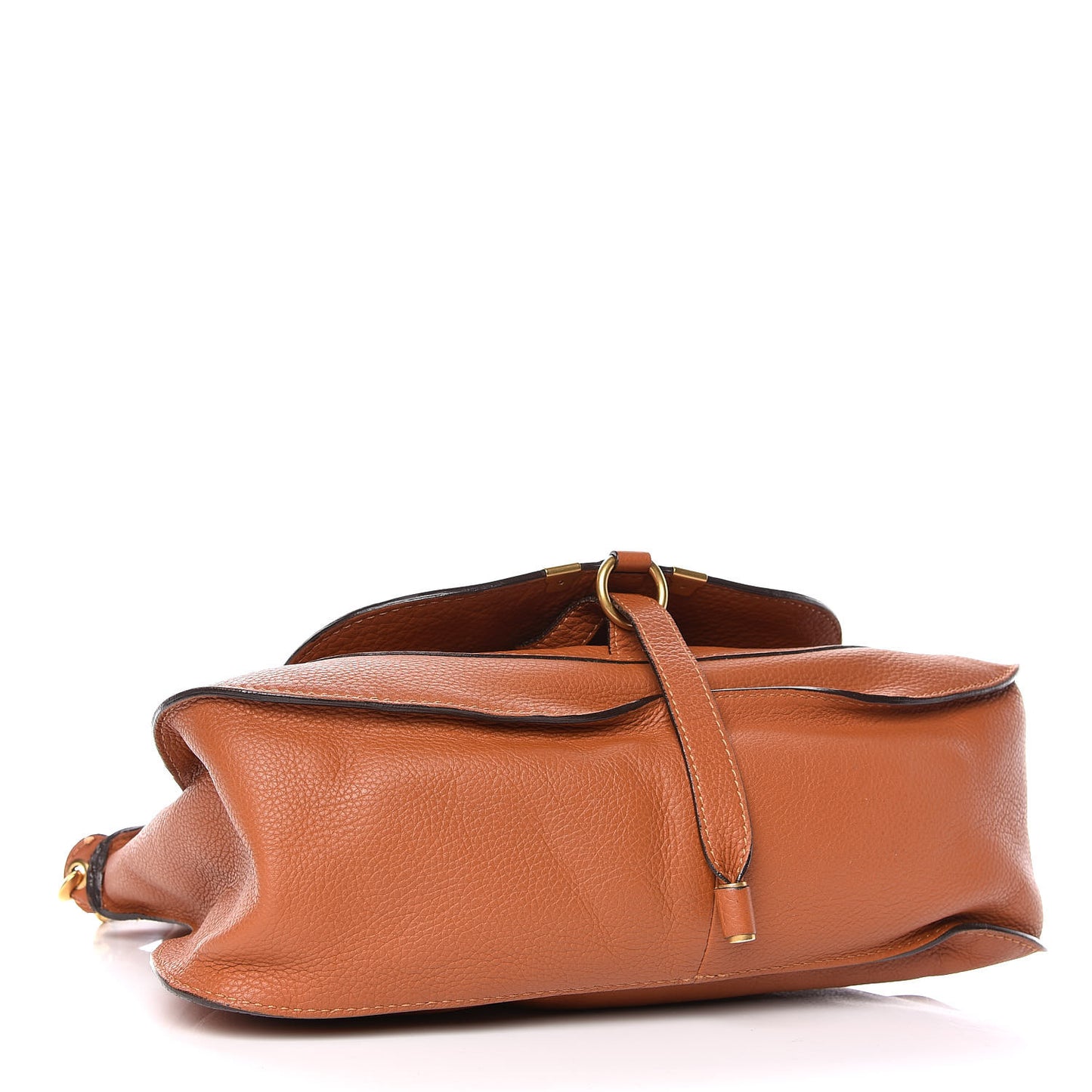 Calfskin Medium Marcie Satchel Tan