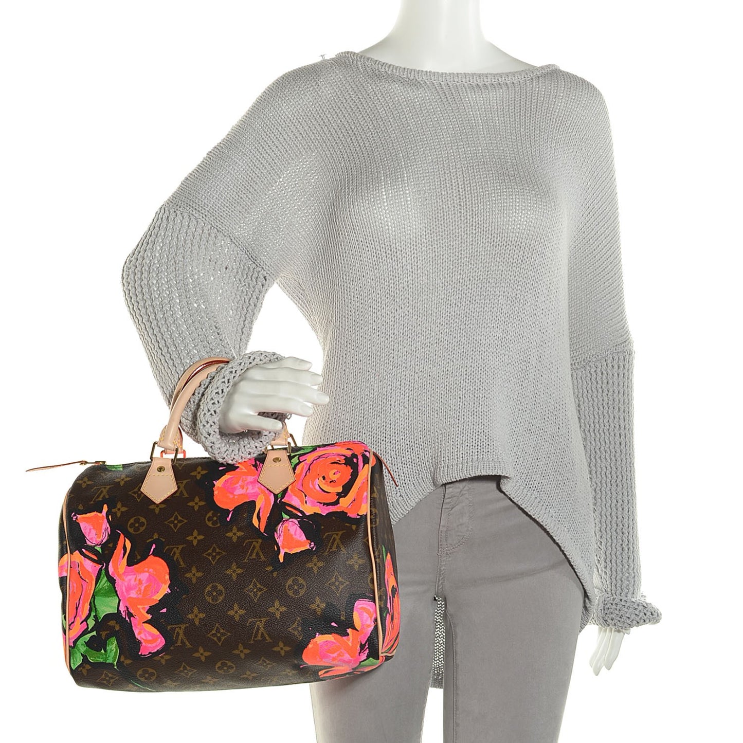 Monogram Roses Speedy 30