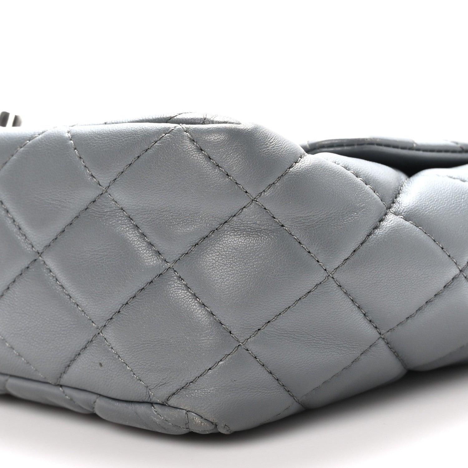 Chanel Lambskin Large Around Pockets Flap Dark Grey 10 of 10