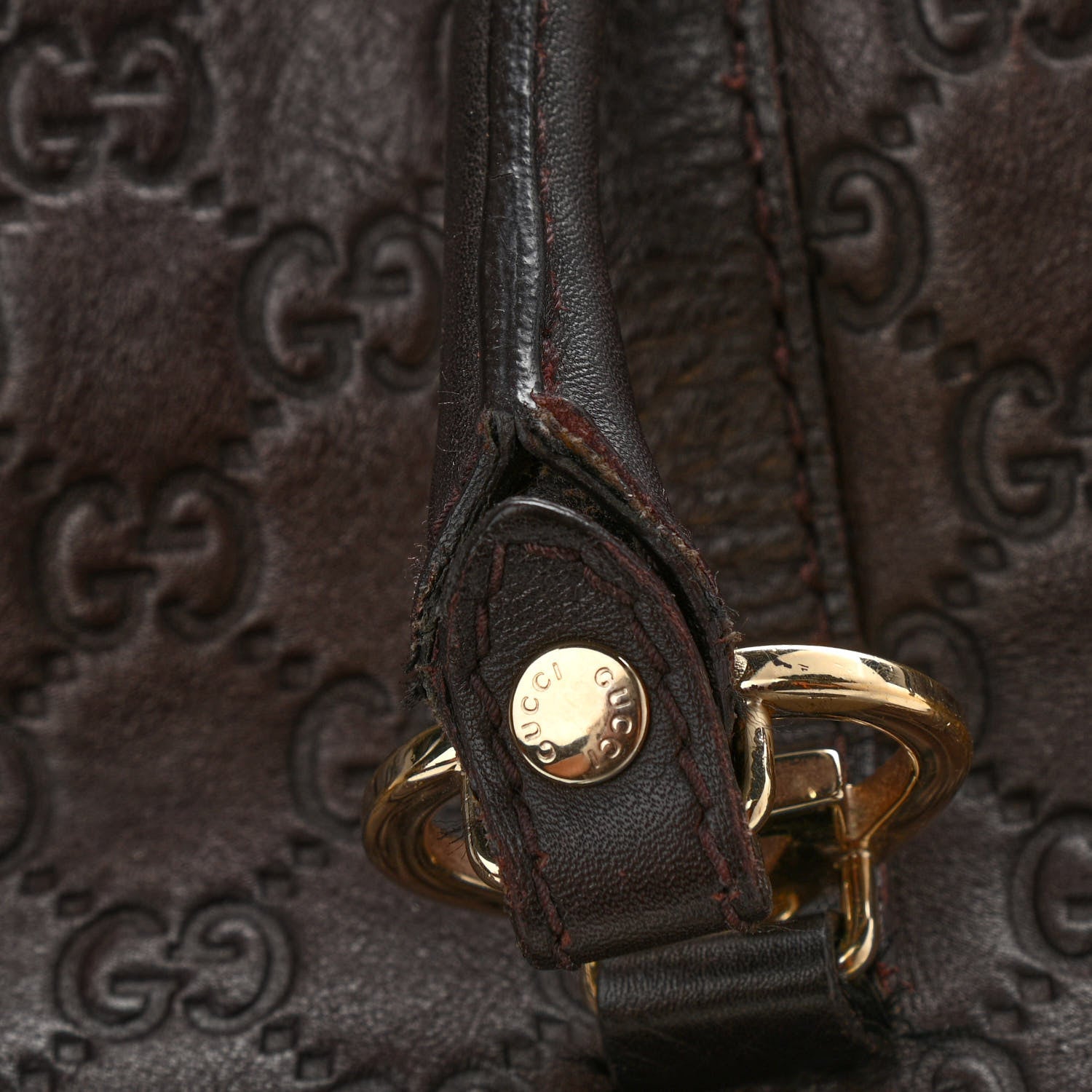 Gucci Guccissima Small Lovely Heart Tote Chocolate 26 of 26