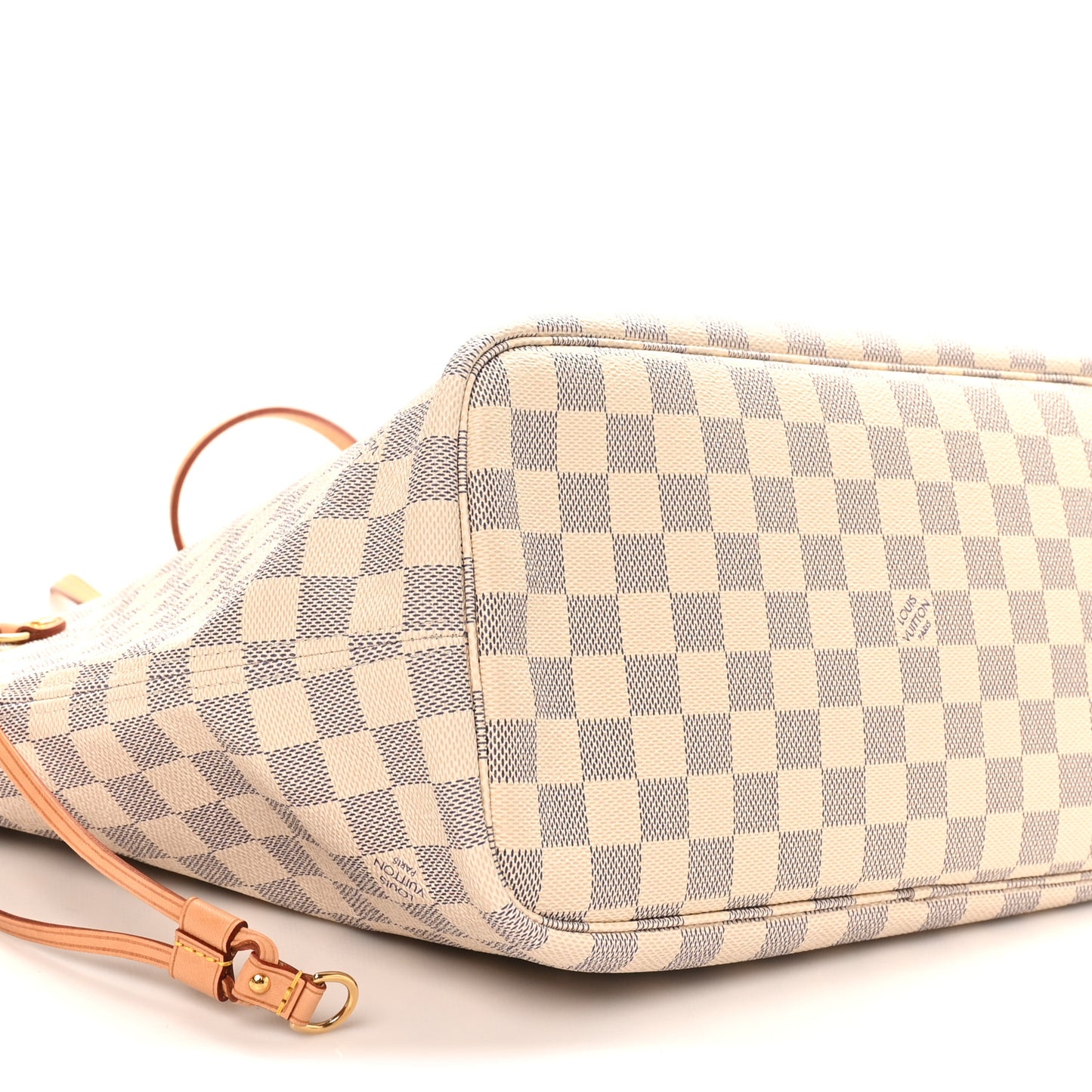 Damier Azur Neo Neverfull MM Rose Ballerine