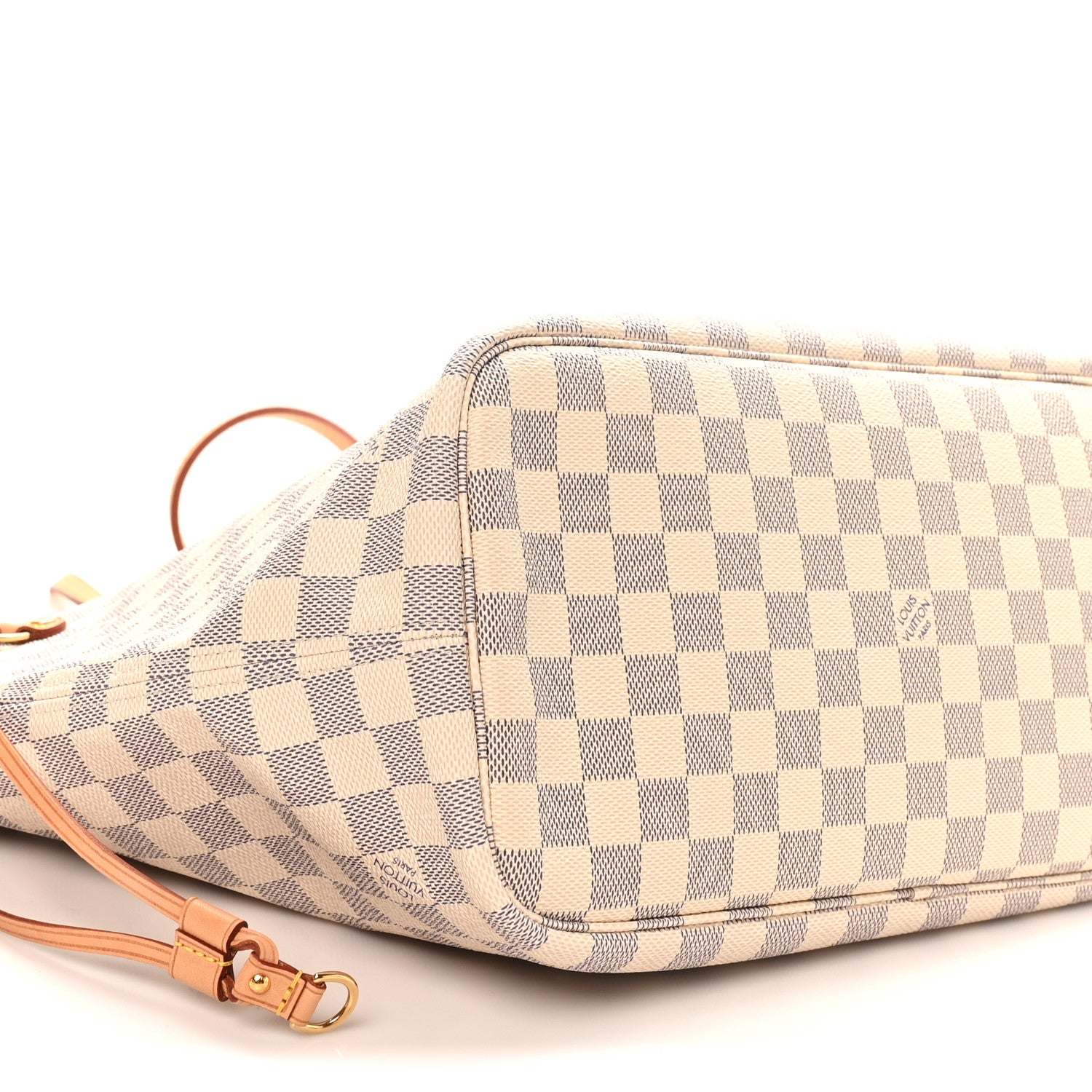 Louis Vuitton Damier Azur Neo Neverfull MM Rose Ballerine 9 of 10