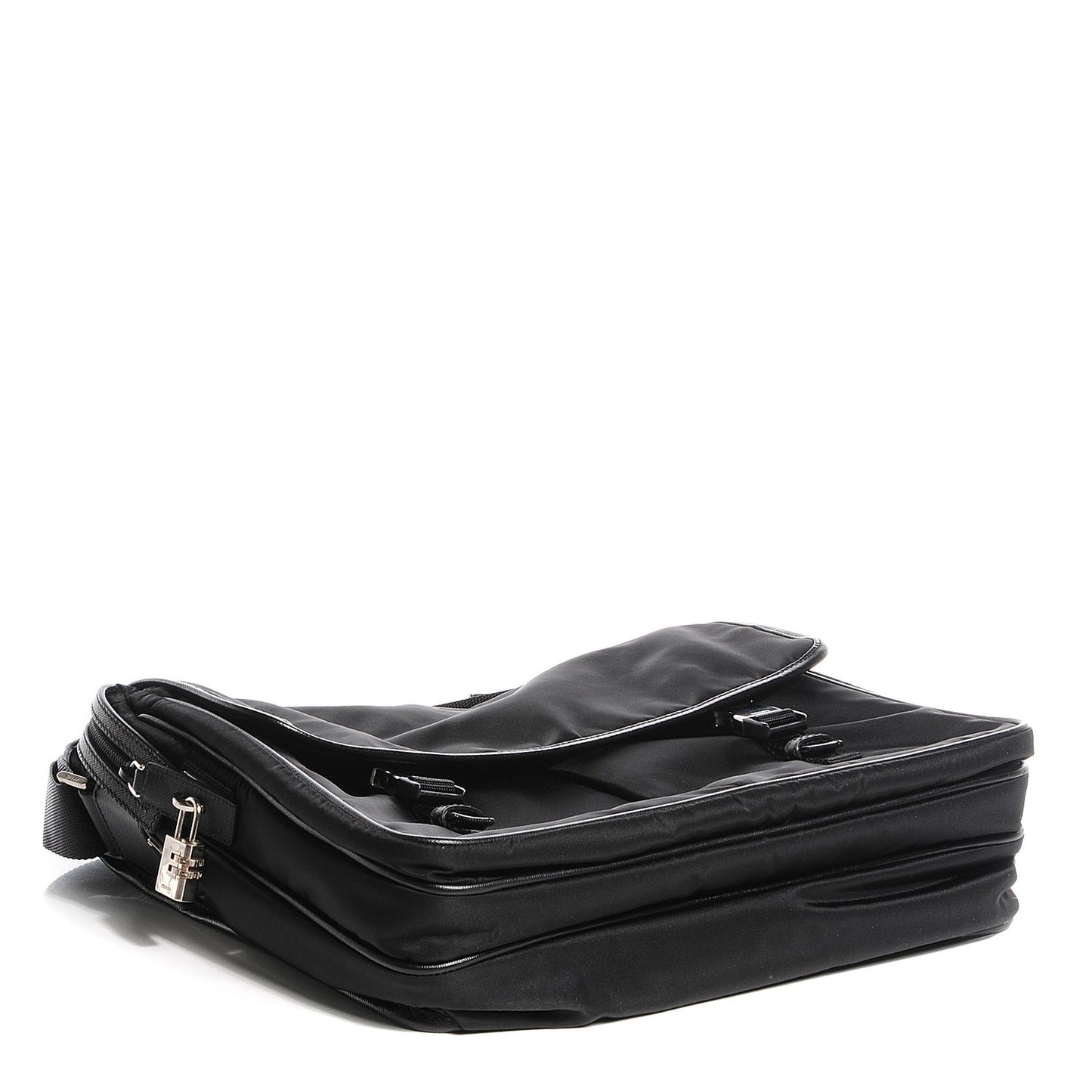 Tessuto Saffiano Messenger Bag Nero Black