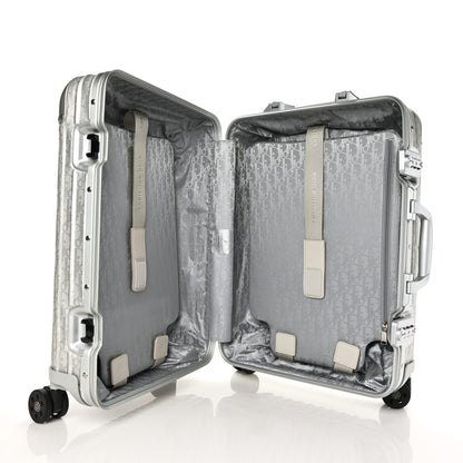 Christian Dior X RIMOWA Aluminum Gradient Cabin Luggage Silver 4 of 7