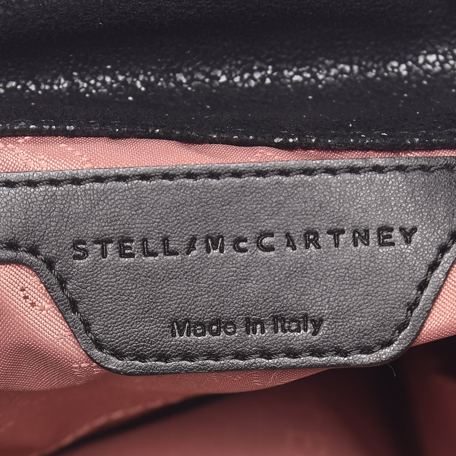 Stella McCartney Shaggy Deer Mini Falabella Fold Over Tote Black 9 of 11