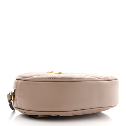 Gucci Calfskin Matelasse GG Marmont Belt Bag 75 30 Porcelain Rose 4 of 12