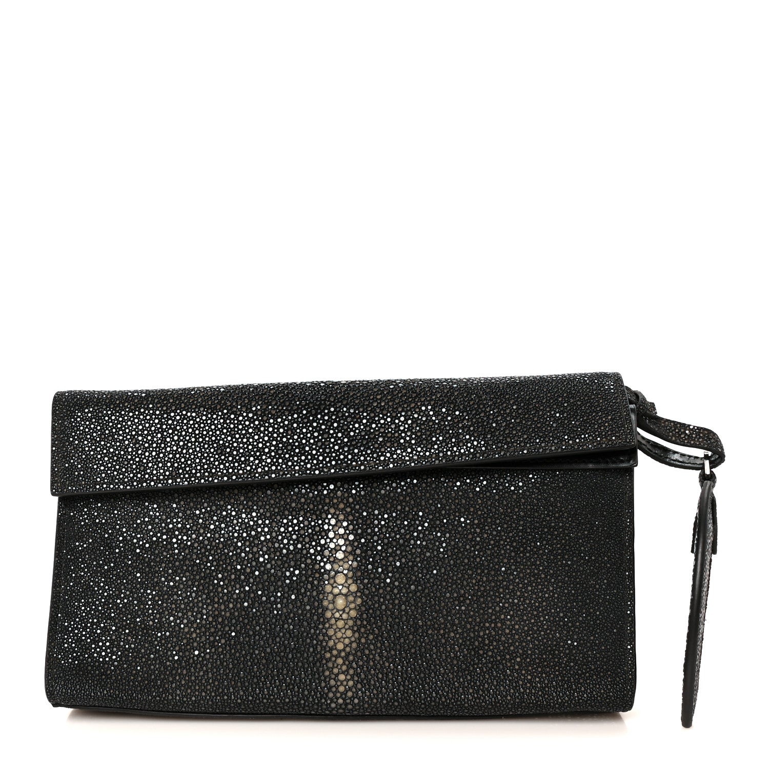 Alaia Stingray Pochette Clutch Black 1 of 7