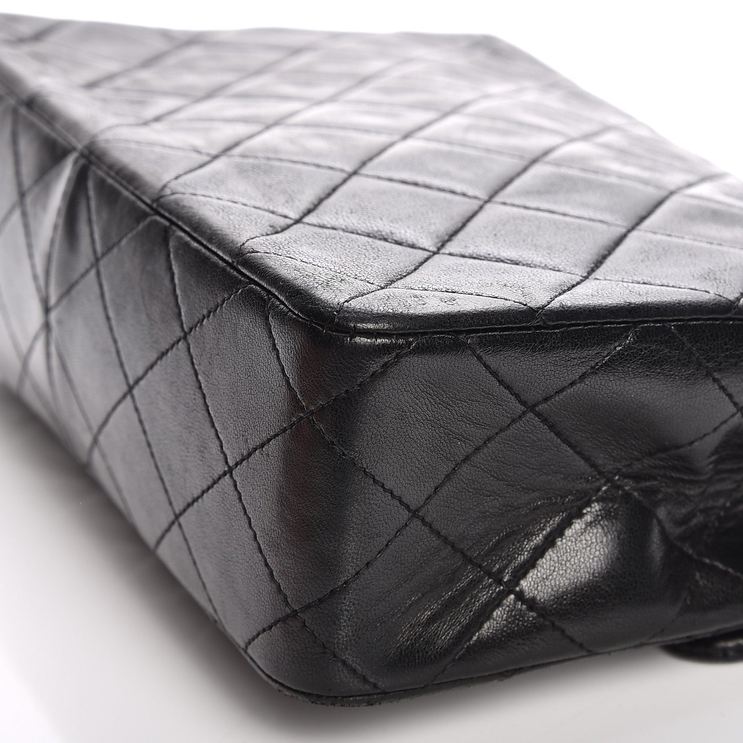 Lambskin Quilted Small Flap Black
