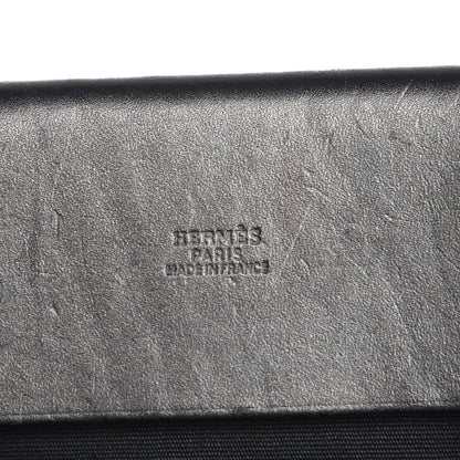 Hermes Toile Vache Hunter Herbag Cabas MM Black 8 of 17