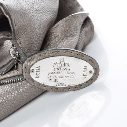 Fendi Cuoio Romano Selleria Hobo Peltro 7 of 12