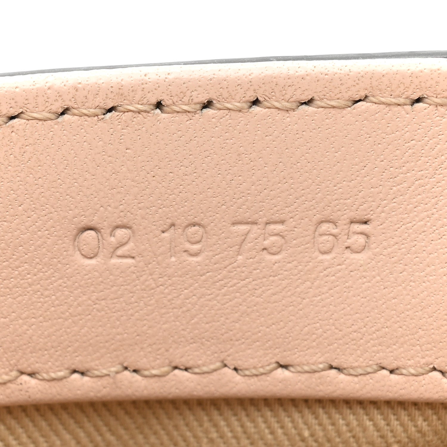Chloe Calfskin Crocodile Embossed Mini C Double Carry Milky Cement Pink 7 of 15