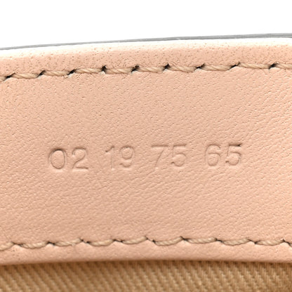 Chloe Calfskin Crocodile Embossed Mini C Double Carry Milky Cement Pink 7 of 15